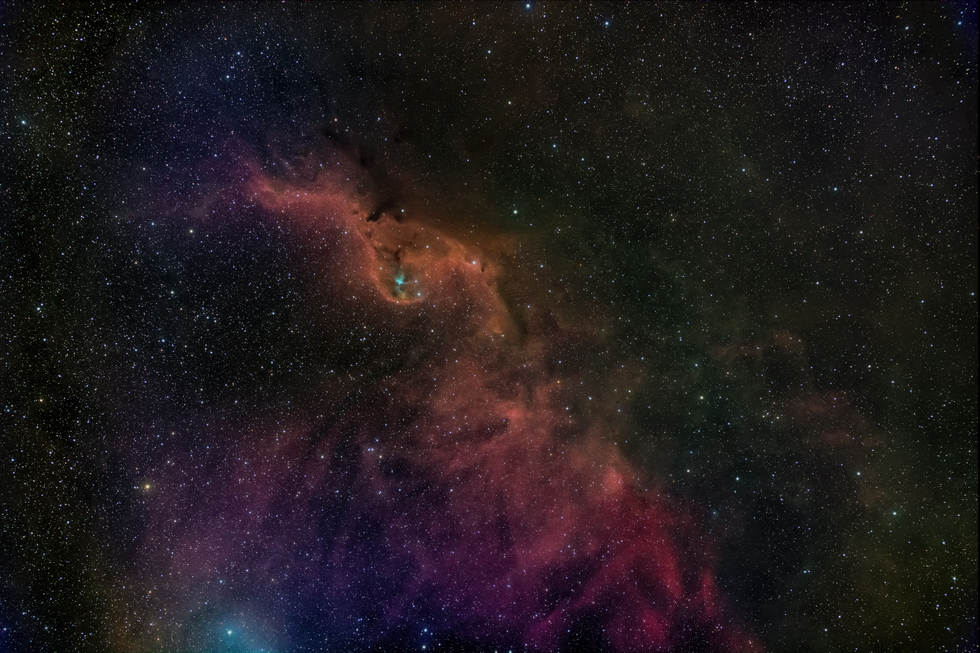 Detail from Lambda Orionis Ring.... Telescope Live